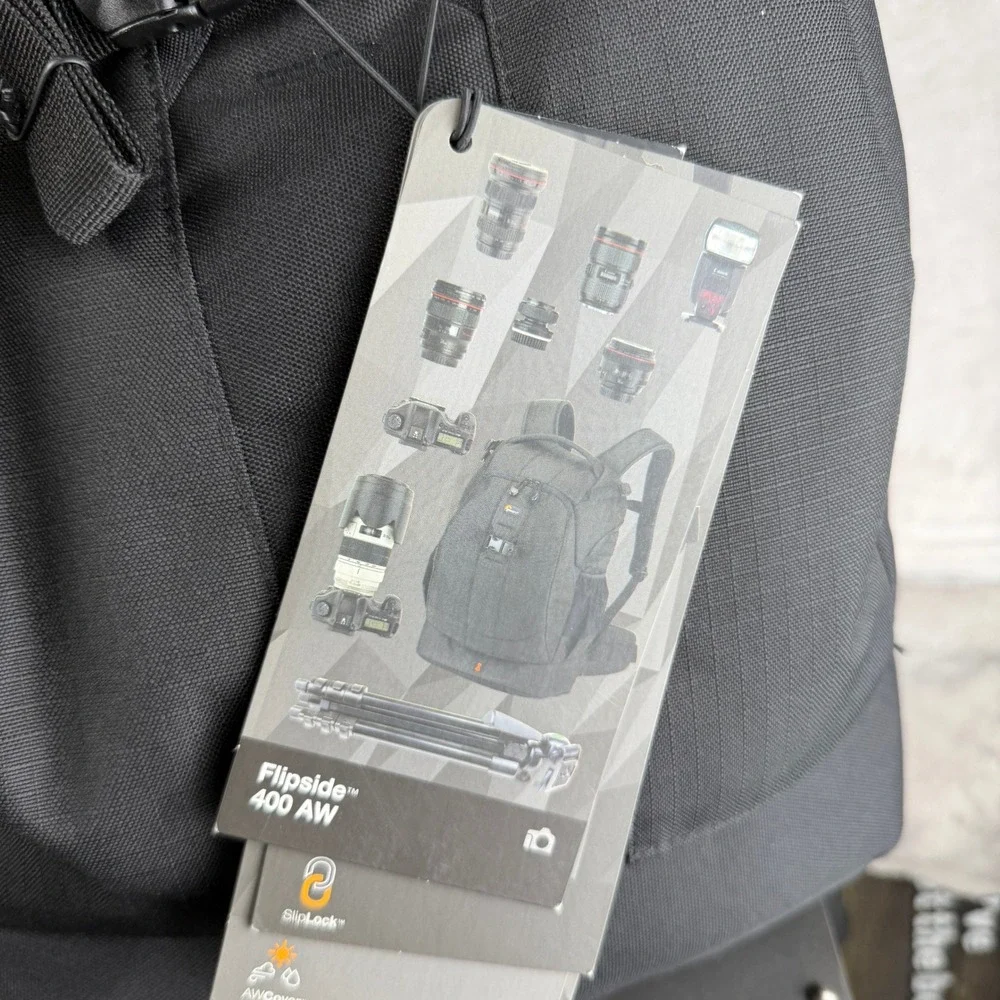 Lowepro Flipside 400 AW Camera Backpack Black Professional DSLR Bag NWT RARE